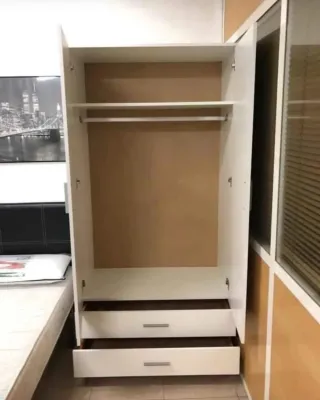 Armario modular madera color beige/marrón