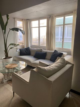 sofá y sillón de lujo