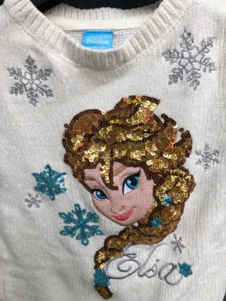 Jersey Frozen Niña Elsa Lentejuelas