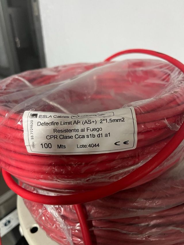 Cable para alarma de incendio