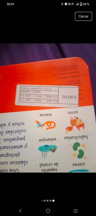 Cuentos menuditos con pictogramas