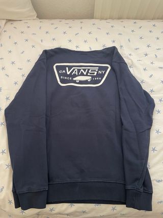 Sudadera Vans Azul sin capucha