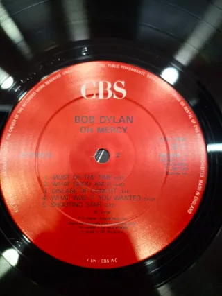 Vinilo Bob Dylan Oh Mercy