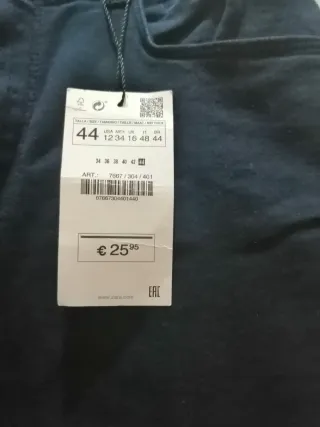Pantalón Zara azul marino