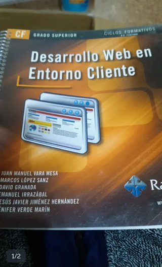 Libros Desarrollo web entorno servidor y   cliente