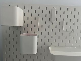 SKÅDIS Accesorios Ikea 7 piezas blanco