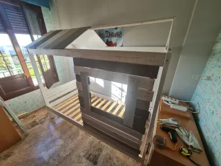 Cama Cabaña Infantil Madera