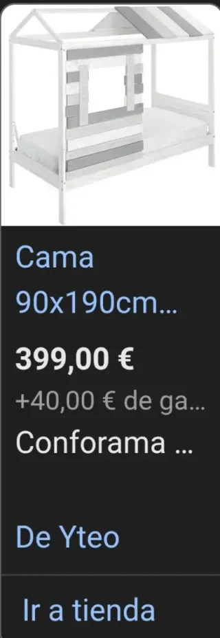 Cama Cabaña Infantil Madera