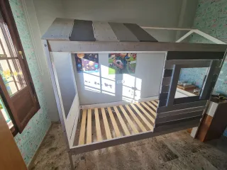 Cama Cabaña Infantil Madera