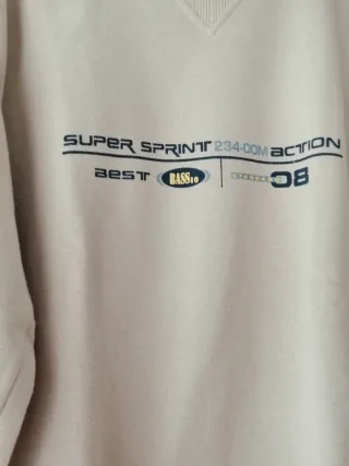 Sudadera unisex beige