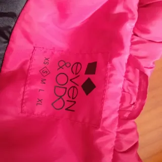 Giacca lunga trapuntata rossa taglia S