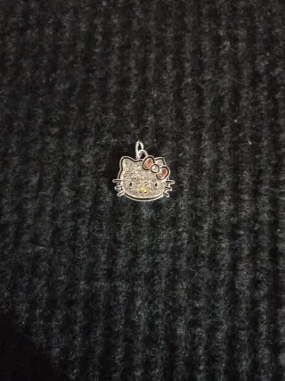 Colgante Hello Kitty Plata y Rosa