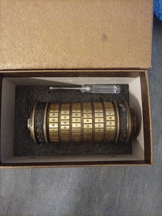 Caja de Rompecabezas de Da Vinci Código Mini Cerra