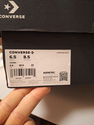 Converse CTAS Lugged Hi Talla 39.5