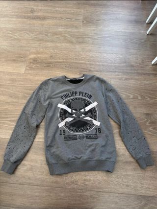 Sudadera Philipp Plein Skull Gris