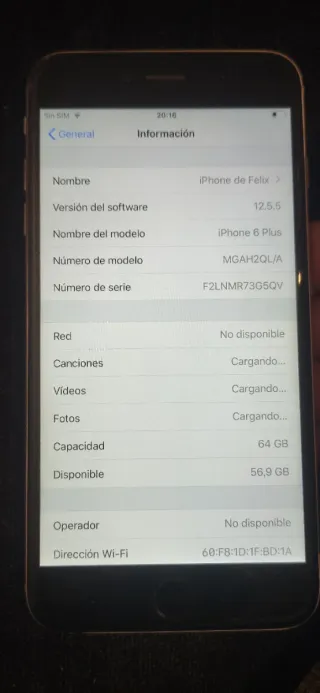 iPhone 6 Plus + AirPods Originales