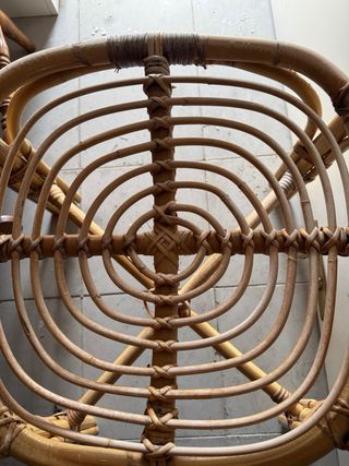 Butaca de caña natural