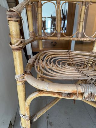 Butaca de caña natural