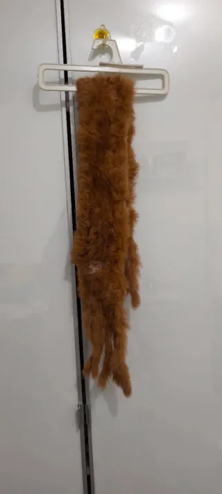 Bufanda piel conejo mujer nueva etiqueta