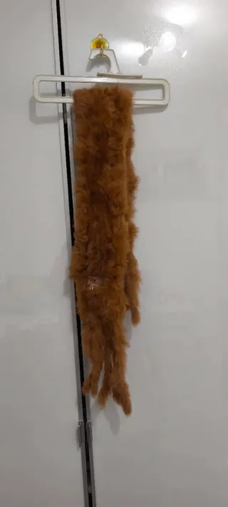 Bufanda piel conejo mujer nueva etiqueta