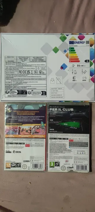 Tablet y dos juegos Nintendo switch 50€ todo