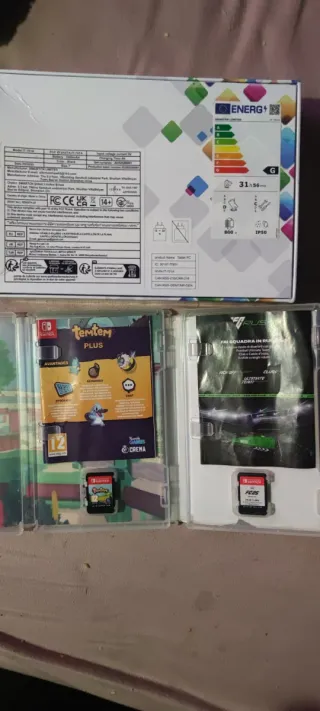 Tablet y dos juegos Nintendo switch 50€ todo