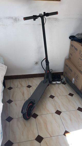 Patinete eléctrico gris