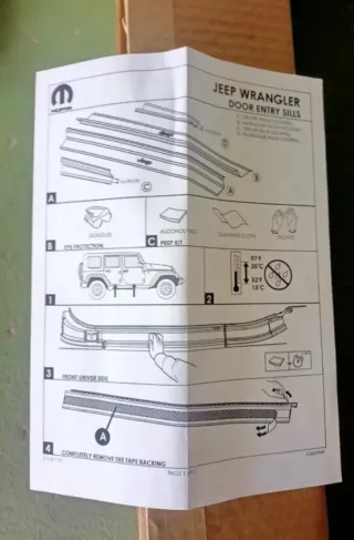 Molduras Puertas Jeep Wrangler JK