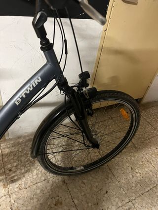 Bicicleta BTWIN gris