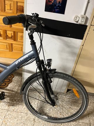Bicicleta BTWIN gris