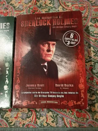 Lote 12 DVDs Sherlock Holmes (Jeremy Brett)