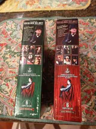 Lote 12 DVDs Sherlock Holmes (Jeremy Brett)