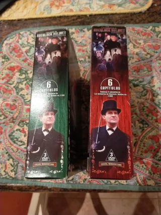 Lote 12 DVDs Sherlock Holmes (Jeremy Brett)