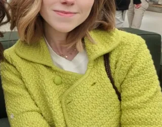 Chaqueta Zara verde lima texturizada Talla S