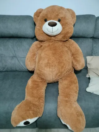 Oso de peluche grande marrón