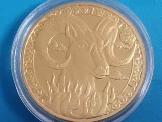 Moneda de Aries Dorada