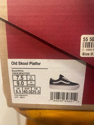Vans Old Skool Plataforma