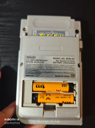 Consola Nintendo Game Boy Pocket Plata