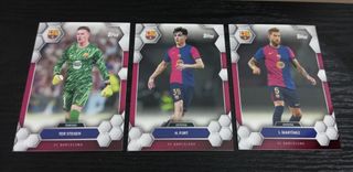 BARCELONA FAN 24-25 TOPPS  LOTE COMPLETO 20 CROMOS
