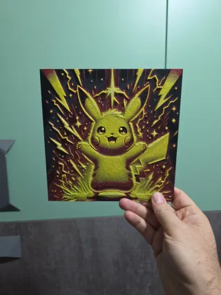 Cuadro Decorativo Pikachu Rayo