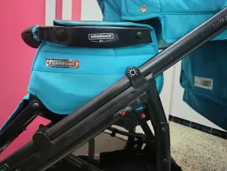 Carrito Bebecar Azul Completo