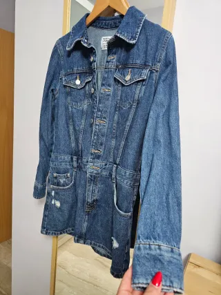 Vestido vaquero azul de Pull&bear