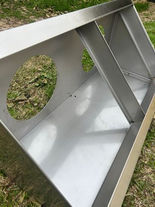 Campana extractora industrial acero inoxidable