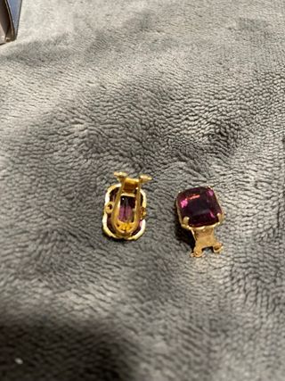 Pendientes antiguos No son de oro solo chapados