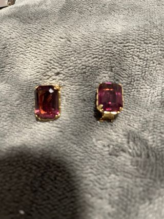 Pendientes antiguos No son de oro solo chapados