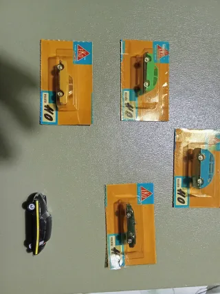 Lote 5 coches escala H0 EKO