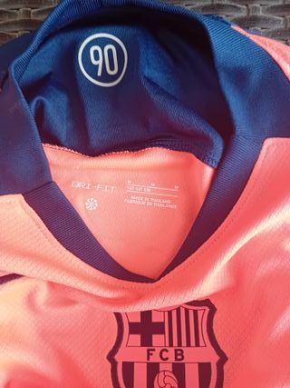 Camiseta FC Barcelona Nike Naranja Talla M Niño