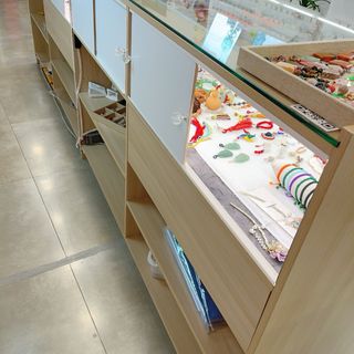 Vitrina expositora cristal LED