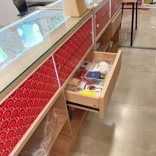 Vitrina expositora cristal LED