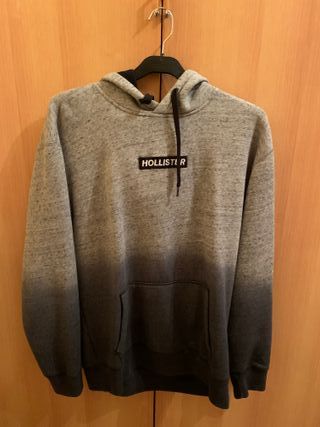 Sudadera Hollister Gris Degradado